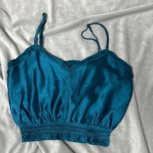 AE Studio blousy crop top